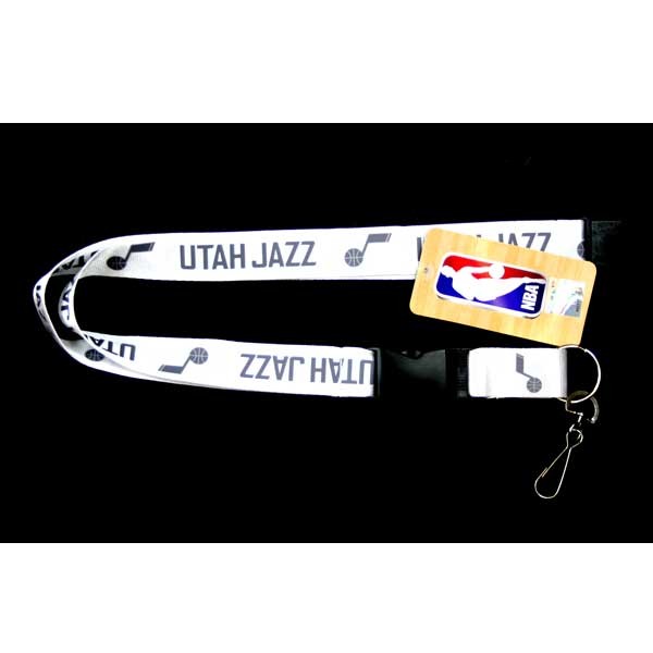 Utah Jazz Lanyards - White Glacier Style - 6 For $18.00 - Utah Jazz