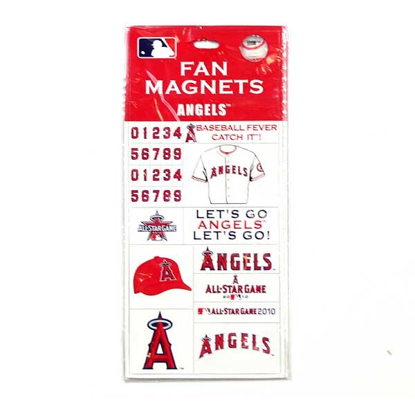 Los Angeles Angels Magnet Sets - Scorecard Style - 24 For $24.00 - Wholesale Los Angeles Angels Products - Angels Merchandise 2