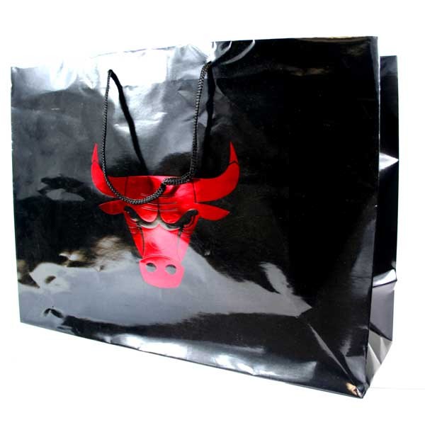 Chicago Bulls Gift Bags - 16"x6"12" Large - 24 For $24.00 - Chicago Bulls