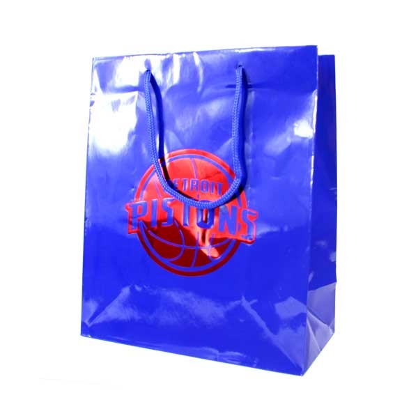 Detroit Pistons Gift Bags - Blue 10"x5"12" Medium - 36 For $21.60 - Detroit Pistons
