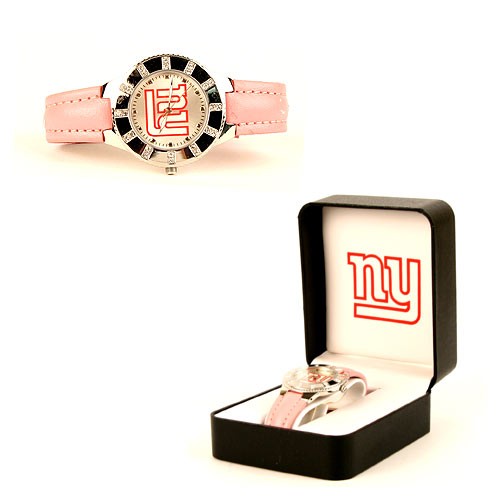 Blowout - New York Giants Watches - Pink Gametime Watches (May Need Batteries) - 12 Watches For $48.00 - Wholesale New York Giants Product - Giants Merchandsie