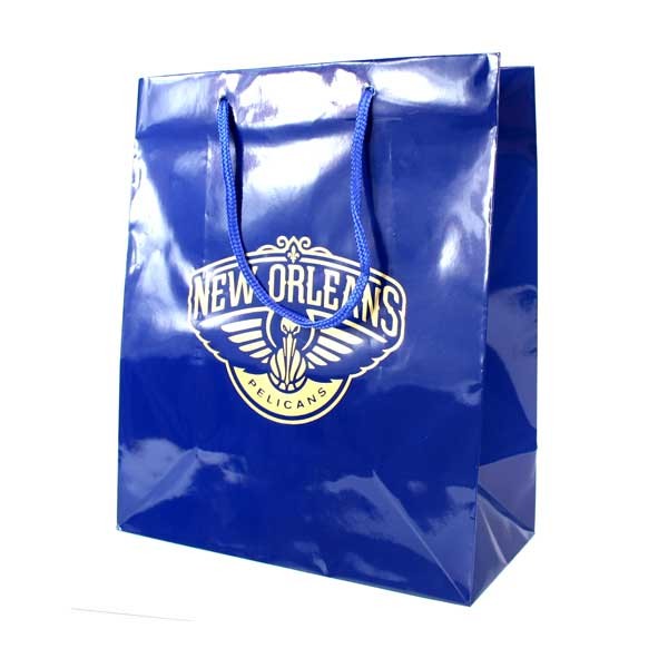 New Orleans Pelicans Gift Bags - Blue 10"x5"12" Medium - 36 For $21.60 - New Orleans Pelicans