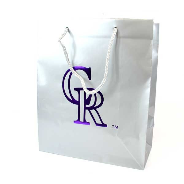 Colorado Rockies Gift Bags - 10"x5"12" Medium - 36 For $21.60 - Wholesale Colorado Rockies Products - Rockies Merchandise 2