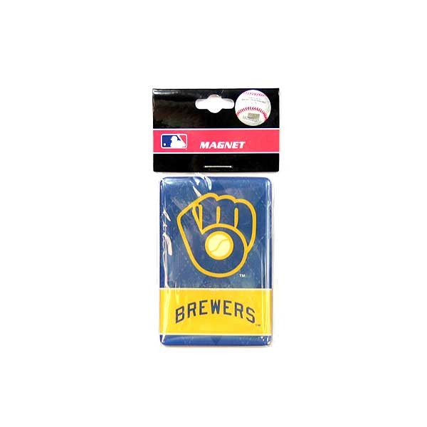 Milwaukee Brewers Magnets - 2"x3" DChecked Style - 24 For $24.00 - Wholesale Milwaukee Brewers Products - Brewers Merchandise