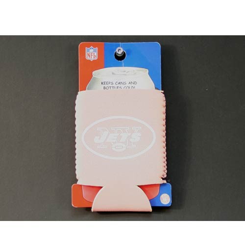 Blowout - New York Jets Huggies - Pink Neoprene Can Huggies - 24 For $24.00 - Wholesale New York Jets Products - Jets Merchandise 2
