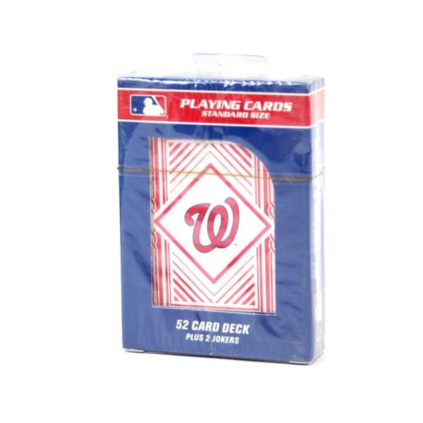 Washington Nationals Playing Cards - Angel Style - 12 Decks For $24.00 - Wholesale Washington Nationals Products - Nationals Products