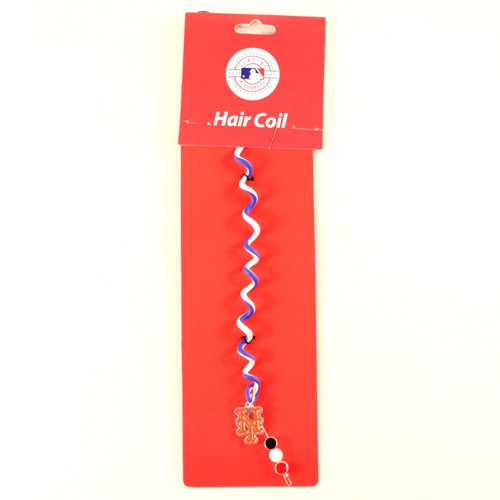 Blowout - New York Mets Hair Coil - 12 For $18.00 - Wholesale New York Mets Products - Mets Merchandise