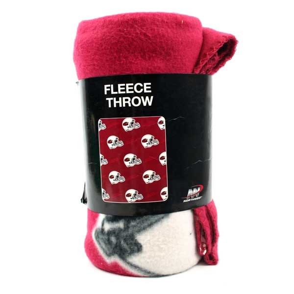 Arizona Cardinals Blankets - 48"x60" Fleece - Helmet Repeater - 2 For $18.00