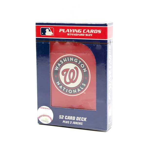 Washington Nationals - Full Deck Playing Cards - 6 Decks For $15.00 - Wholesale Washington Nationals Products - Nationals Products