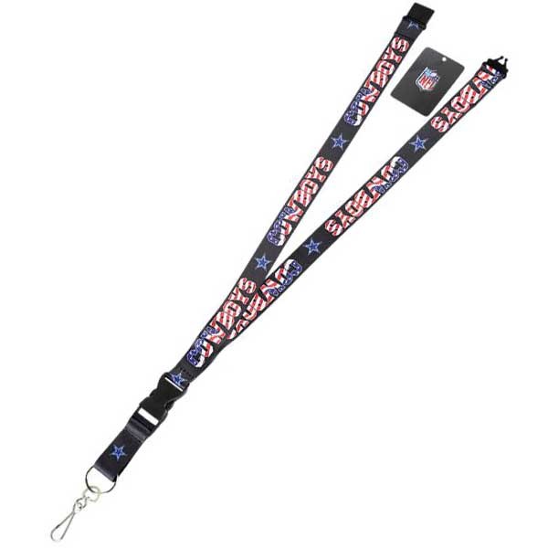 Dallas Cowboys Lanyards - The USA Series - 6 For $18.00 - Wholesale Dallas Cowboys Product - Cowboys Merchandise