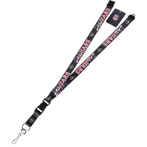 Jacksonville Jaguars Lanyards - The USA Series - 6 For $18.00 - Wholesale Jacksonville Jaguars Product - Jaguars Merchandise