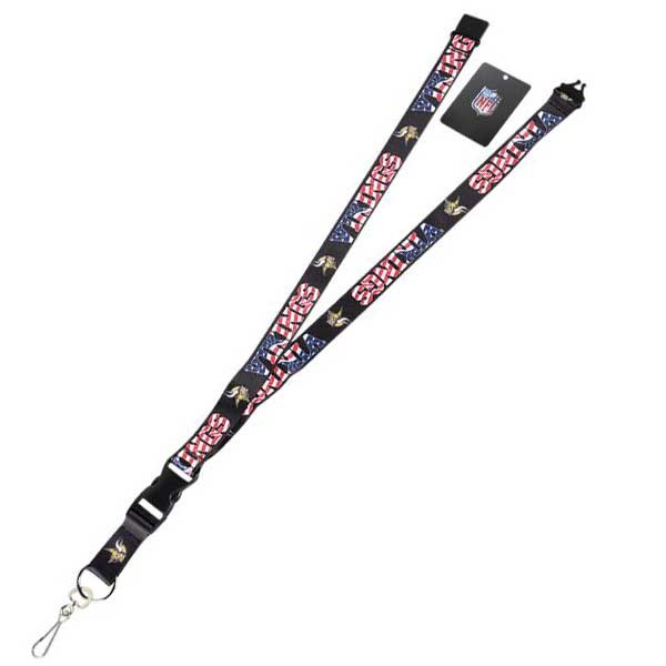 Minnesota Vikings Lanyards - The USA Series - 6 For $18.00 - Wholesale Minnesota Vikings Products - Vikings Merchandise 2