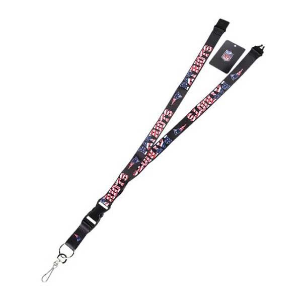 New England Patriots Lanyards - The USA Series - 6 For $18.00 - Wholesale New England Patriots - Patriots Merchandise 2