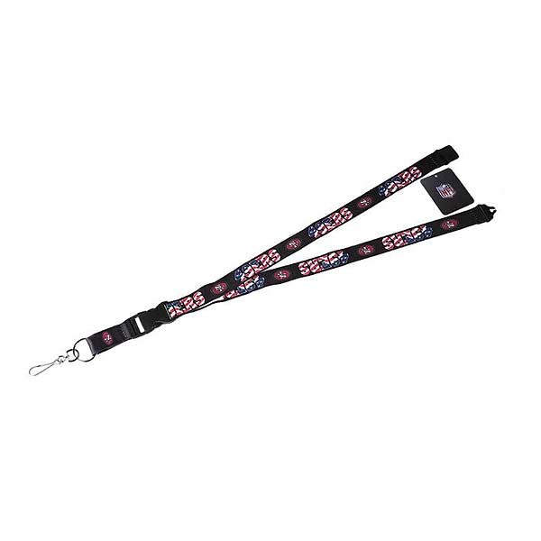 San Francisco 49ers Lanyards - The USA Series - 6 For $18.00 - Wholesale San Francisco 49ers Product - 49ers Merchandise
