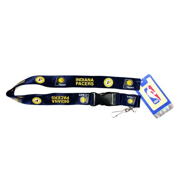Indiana Pacers Lanyards - Team Color Velcro Enclosure Blue - 6 For $15.00 - Indiana Pacers