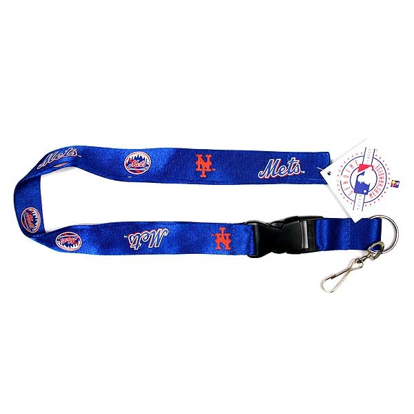 New York Mets Wholesale LANYARD - Team Color Velcro Closure Blue - 6 For $15.00 - Wholesale New York Mets Products - Mets Merchandise