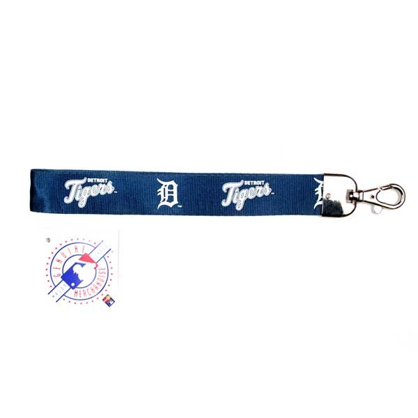Detroit Tigers Keychains - Blue Wrister Style- White Script - 12 For $24.00 - Wholesale Detroit Tigers Products - Tigers Merchandise 2