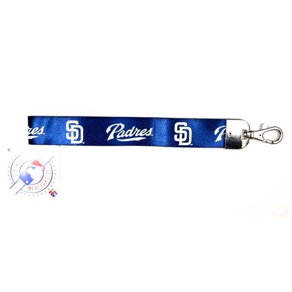 San Diego Padres Products - Blue Wrister Keychains - 12 For $24.00 - Wholesale San Diego Padres Products - Padres Merchandise