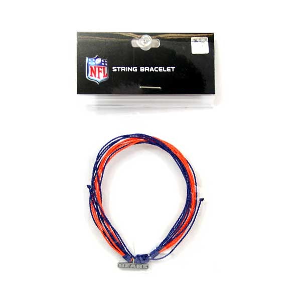 Chicago Bears Jewelry - String Fashion Bracelets - 6 For $18.00 - Wholesale Chicago Bears Products - Bears Merchandise