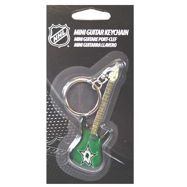 Dallas Stars Keychains - Guitar Style - 12 For $30.00 - Dallas Stars