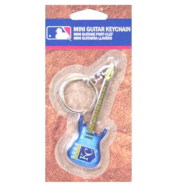 Kansas City Royals Keychains - Guitar Style - 12 For $30.00 - Wholesale Kansas City Royals Products - Royals Merchandise 2