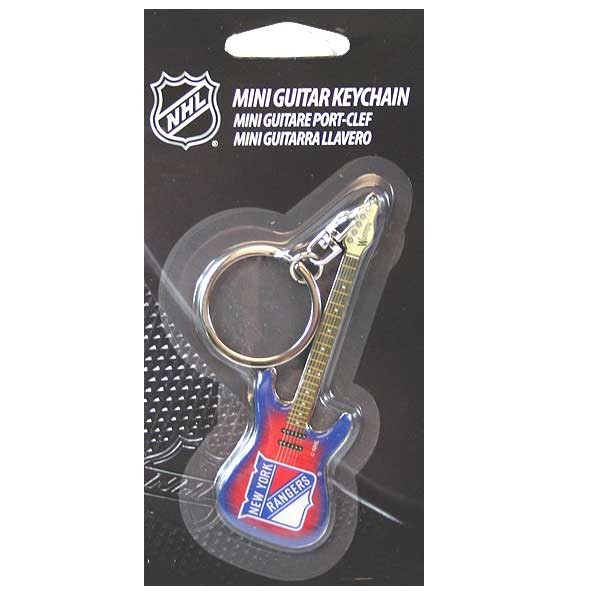 New York Rangers Keychains - Guitar Style - 12 For $30.00 - New York Rangers