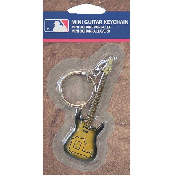 Pittsburgh Pirates Keychains - Guitar Style - 12 For $30.00 - Wholesale Pittsburgh Pirates Products - Pirates Merchandise