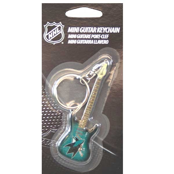 San Jose Sharks Keychains - Guitar Style - 12 For $30.00 - San Jose Sharks