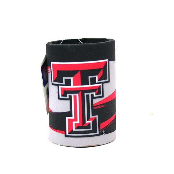 Texas Tech Neoprene Huggies - Gray Swirl Can Coozies - 12 For $18.00 - Texas Tech