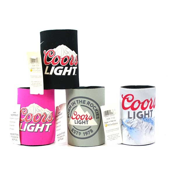 Coors Lite Merchandise - Assorted Neoprene Can Huggies - May Not Be As Pictured - 12 For $18.00
