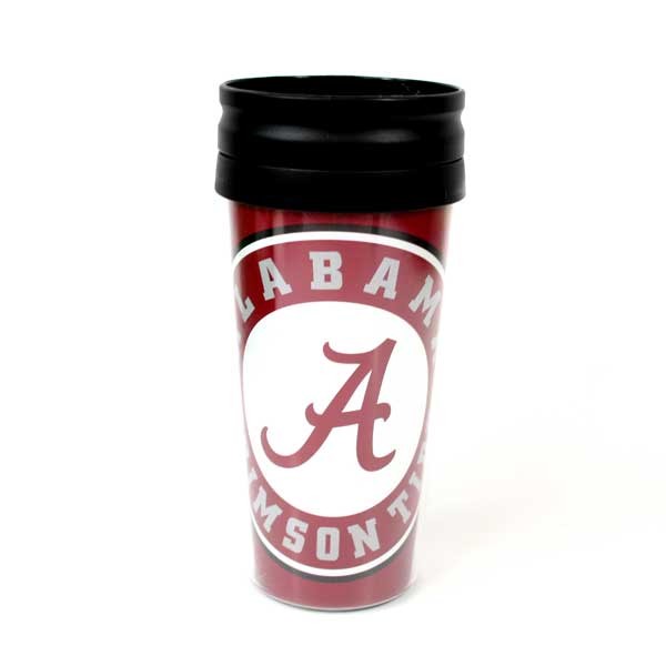 Alabama Travel Mugs - Clear Face 16OZ Travel Mugs - 6 For $24.00 - Alabama