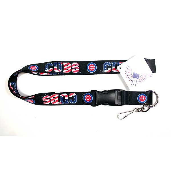 Chicago Cubs Lanyards - USA Series - 6 For $18.00 - Wholesale Chicago Cubs Products - Cubs Merchandise