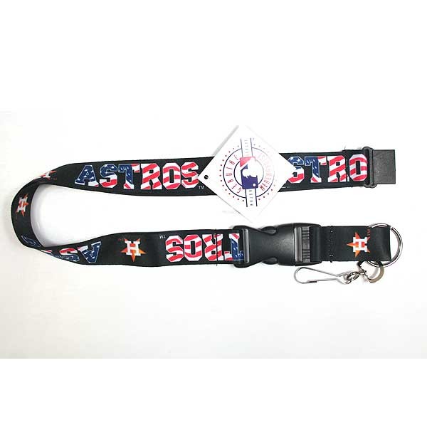 Houston Astros Lanyards - USA Series - 6 For $18.00 - Wholesale Houston Astros Products - Astros Merchandise 2