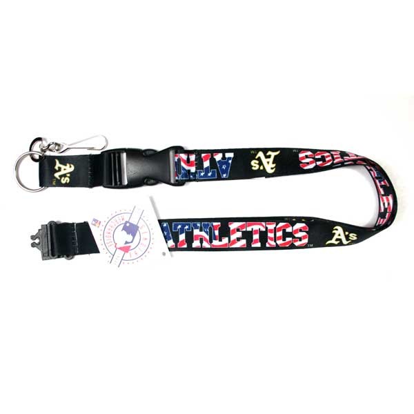 Oakland Athletics Lanyards - USA Series - 6 For $18.00 - Wholesale Oakland Athletics Products - Athletics Merchandise