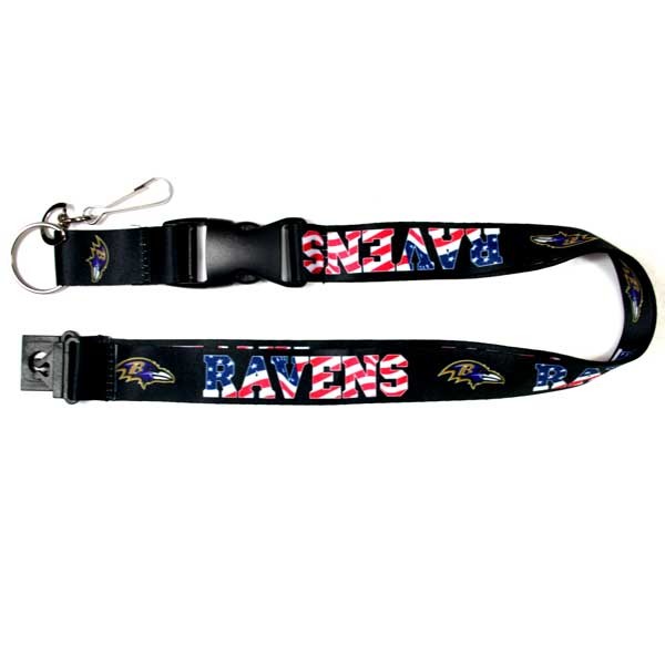 Baltimore Ravens Lanyards - USA Series - 6 For $18.00 - Wholesale Baltimore Ravens Products - Baltimore Football