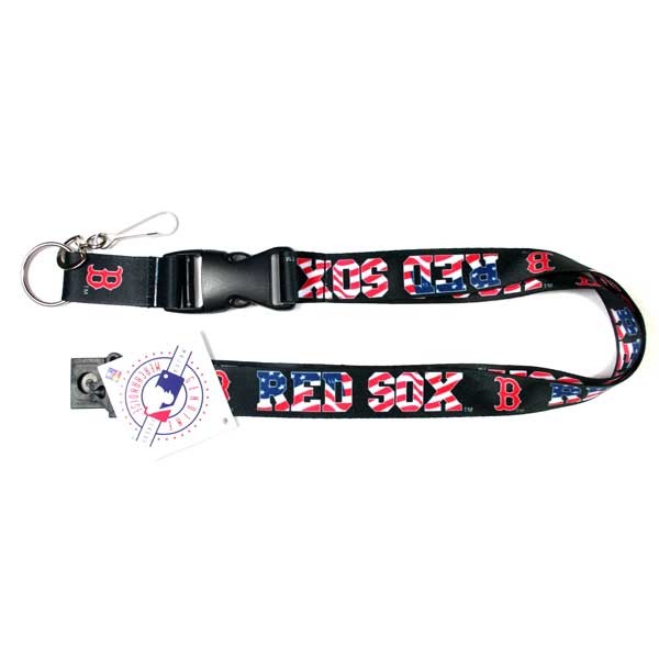 Boston Red Sox Lanyards - USA Series - 6 For $18.00 - Wholesale Boston Red Sox Products - Red Sox Merchandise 2