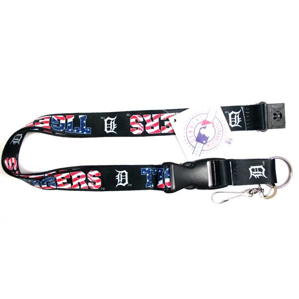 Detroit Tigers Lanyards - USA Series - 6 For $18.00 - Wholesale Detroit Tigers Products - Tigers Merchandise 2