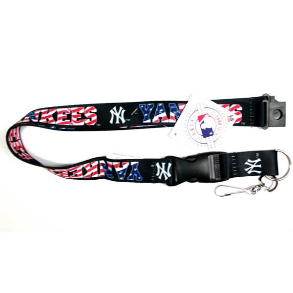 New York Yankees Lanyards - USA Series - 6 For $18.00 - Wholesale New York Yankees Products - Yankees Merchandise