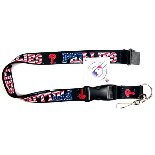 Philadelphia Phillies Lanyards - USA Series - 6 For $18.00 - Wholesale Philadelphia Phillies Products - Phillies Merchandise
