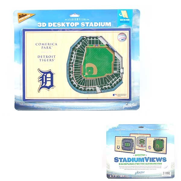 Detroit Tigers 3D Stadium View - 12"x8" - Comerica Park - 2 For $15.00 - Wholesale Detroit Tigers Products - Tigers Merchandise 2