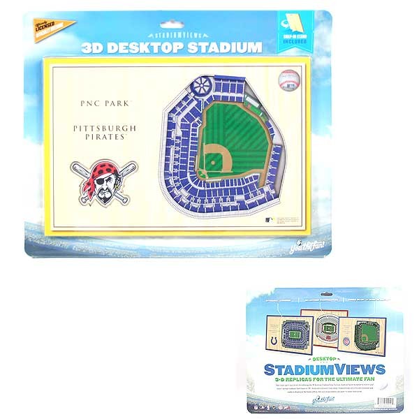Pittsburgh Pirates 3D Stadium View - 12"x8" - PNC Park - 2 For $15.00 - Wholesale Pittsburgh Pirates Products - Pirates Merchandise