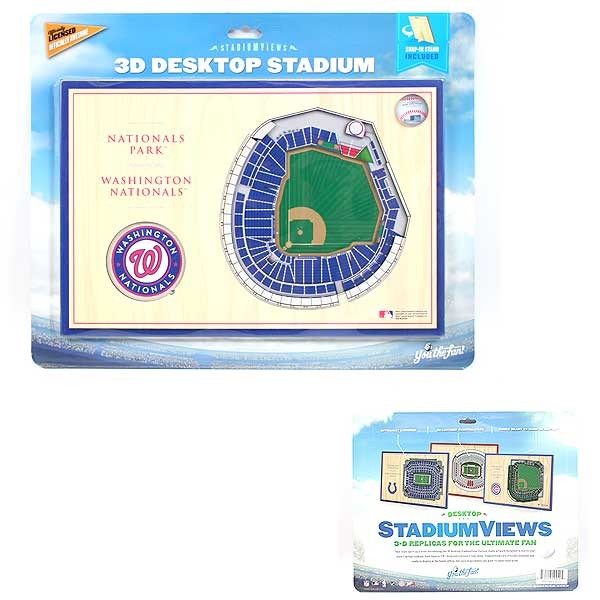 Washington Nationals 3D Stadium View - 12"x8" - Nationals Park - 2 For $15.00 - Wholesale Washington Nationals Products - Nationals Products