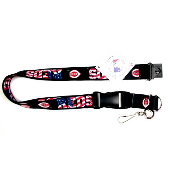 Cincinnati Reds Lanyards - USA Style - 6 For $18.00 - Wholesale Cincinnati Reds Products - Reds Merchandise 2