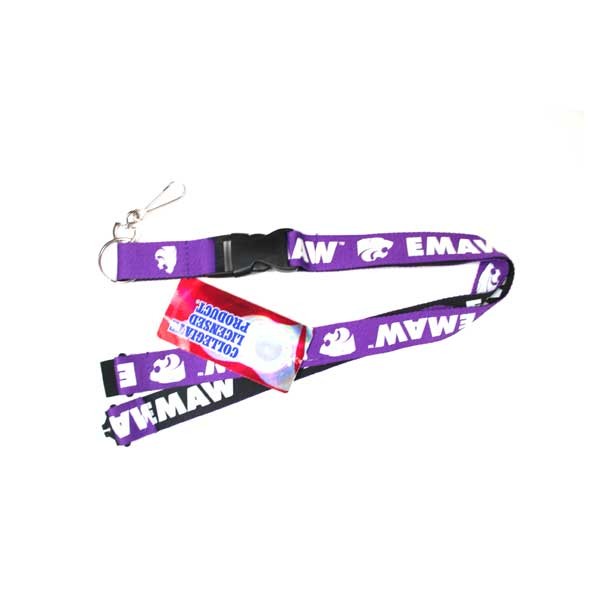 Kansas State Lanyards - EMAW Purple Lanyards - 6 For $18.00 - Kansas State