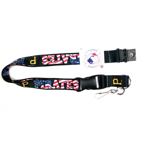 Pittsburgh Pirates Lanyards - USA Style - 6 For $18.00 - Wholesale Pittsburgh Pirates Products - Pirates Merchandise