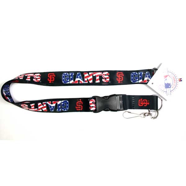 San Francisco Giants Lanyards - USA Style - 6 For $18.00 - Wholesale San Francisco Giants Products - Giants Merchandise