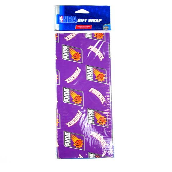 Phoenix Suns Wrapping Paper - 3 Sheets of 30"x20" Per Pack - 36 Packs For $21.60 - Phoenix Suns