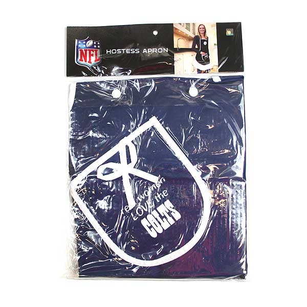 Indianapolis Colts Aprons - Real Women Love The Colts - 6 For $18.00 - Wholesale Indianapolis Colts Products - Colts Merchandise