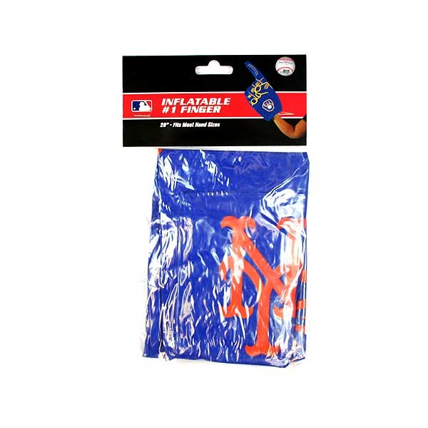 New York Mets - 28" Inflatable Fan Finger - 6 For $15.00 - Wholesale New York Mets Products - Mets Merchandise