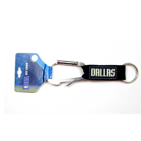 Dallas Mavericks Keychains - Navy Blue DALLAS Style - Belayer Clip - 6 For $15.00 - Dallas Mavericks